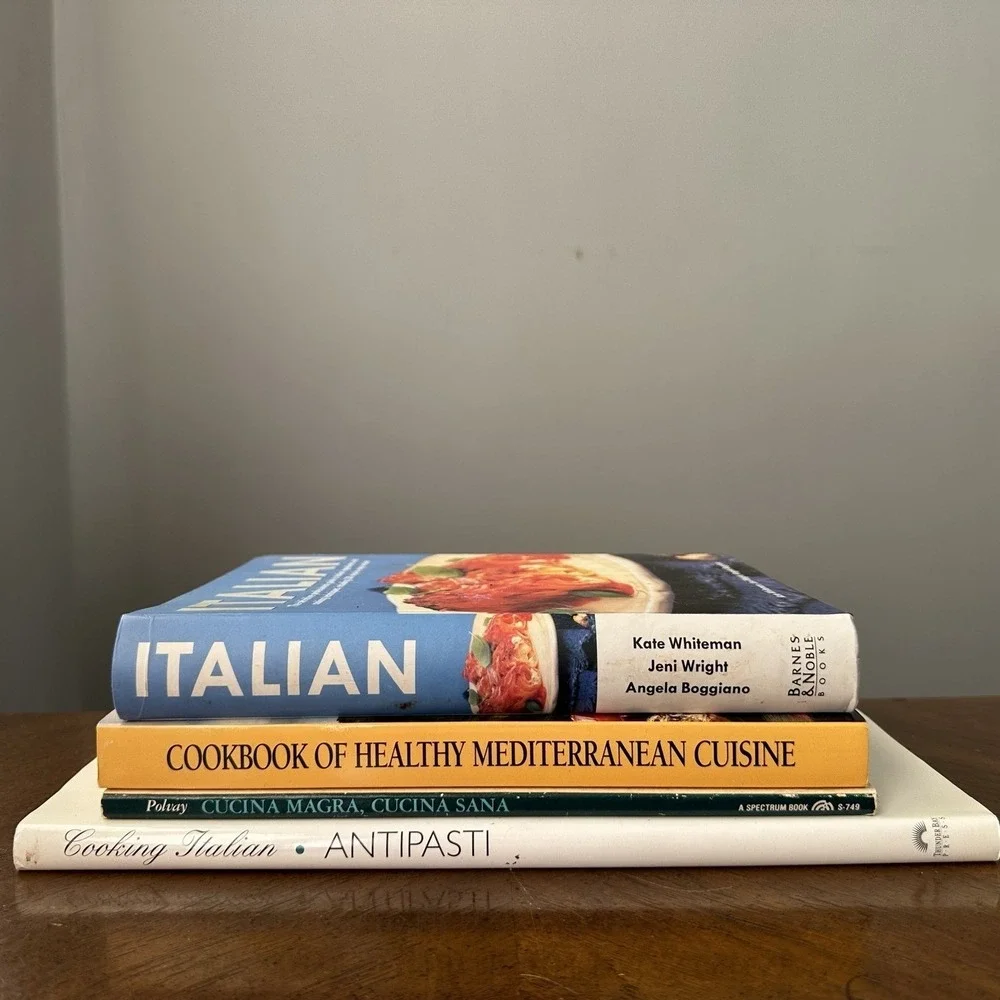 Cookbook Italian Lot 4 Italian Antipasti Mediterranean Healthy Diet Recipes‎